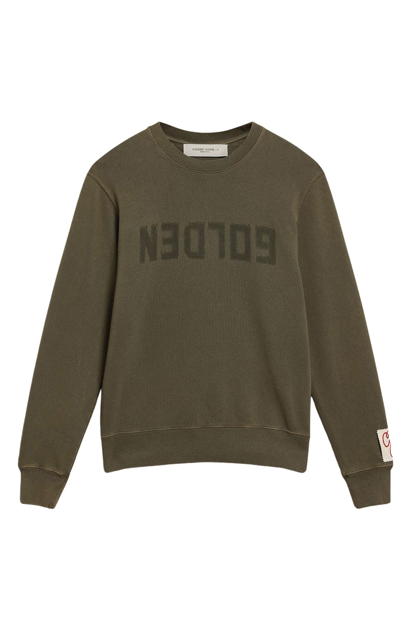 Distressed Logo Graphic Sweatshirt - 5