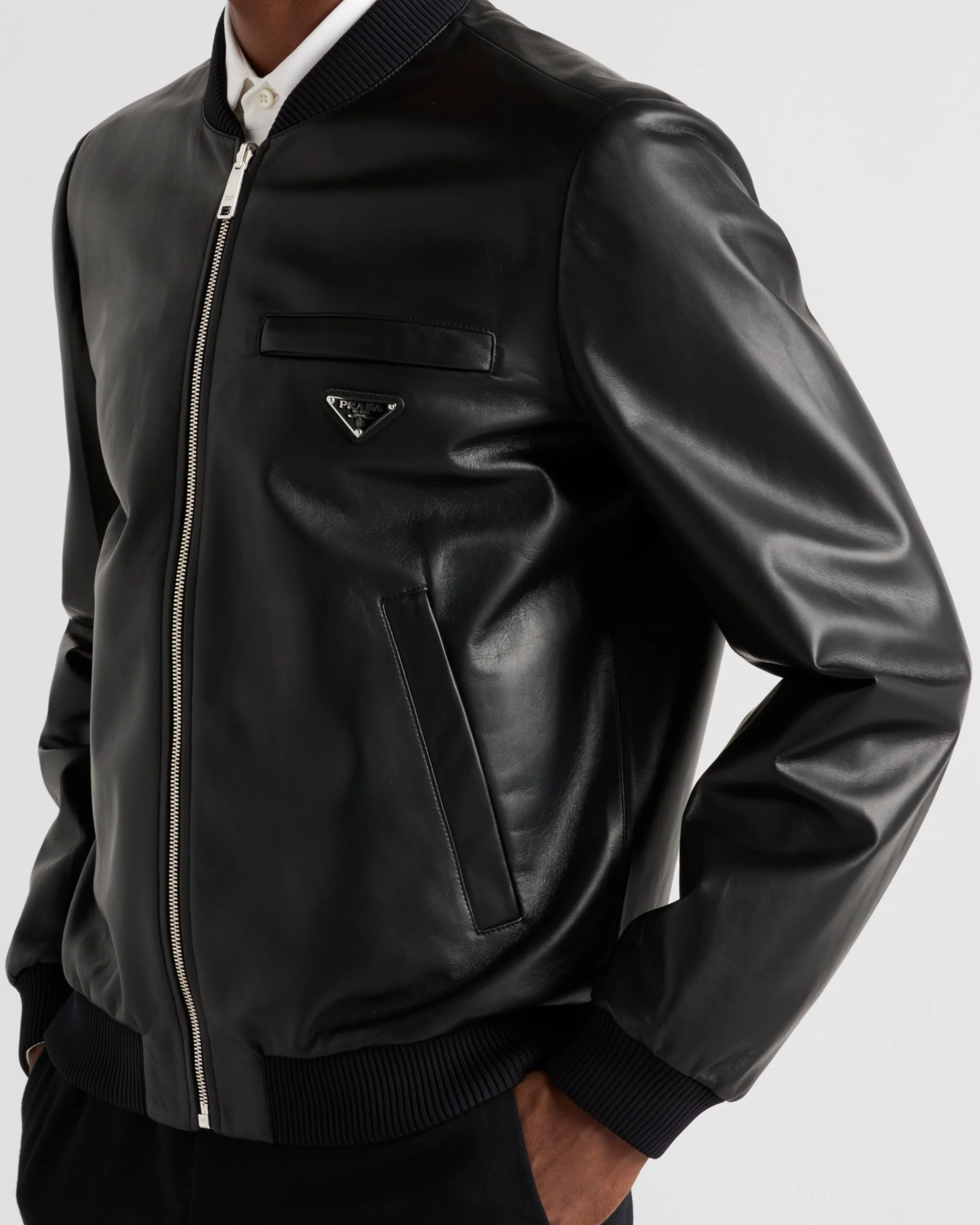 Prada Nappa leather bomber jacket | REVERSIBLE