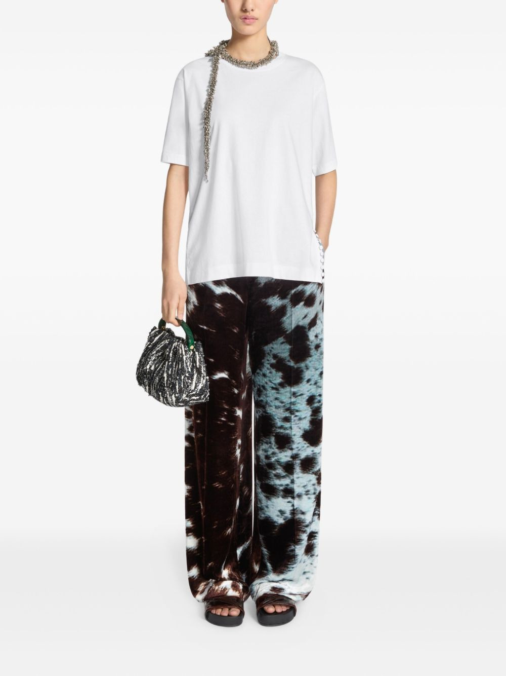 pleated sequin mini bag - 2
