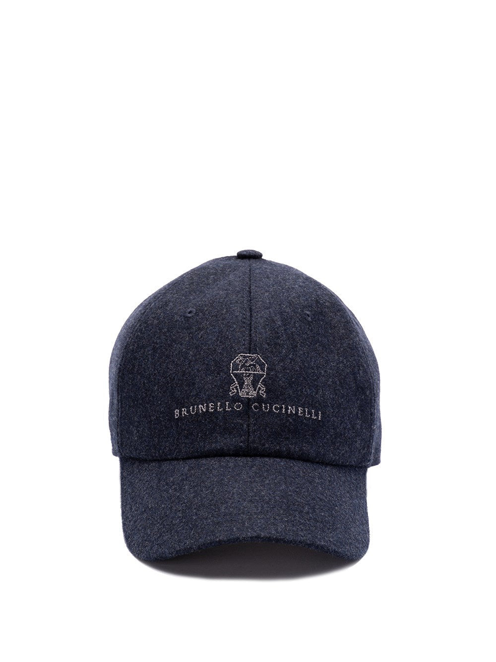 Brunello Cucinelli Men Baseball Cap With Embroidery - 1