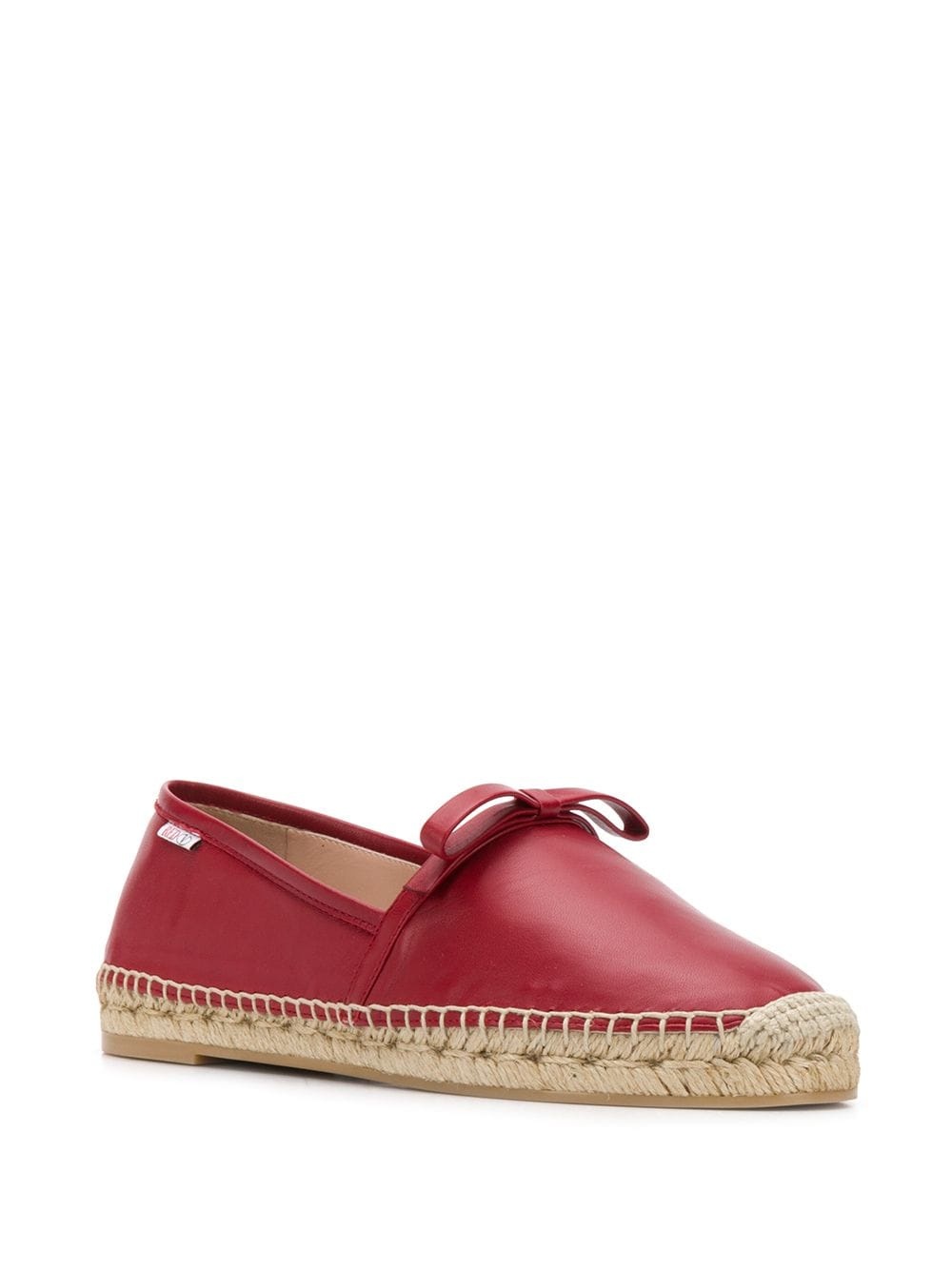 RED(V) bow ribbon detailed espadrilles - 2