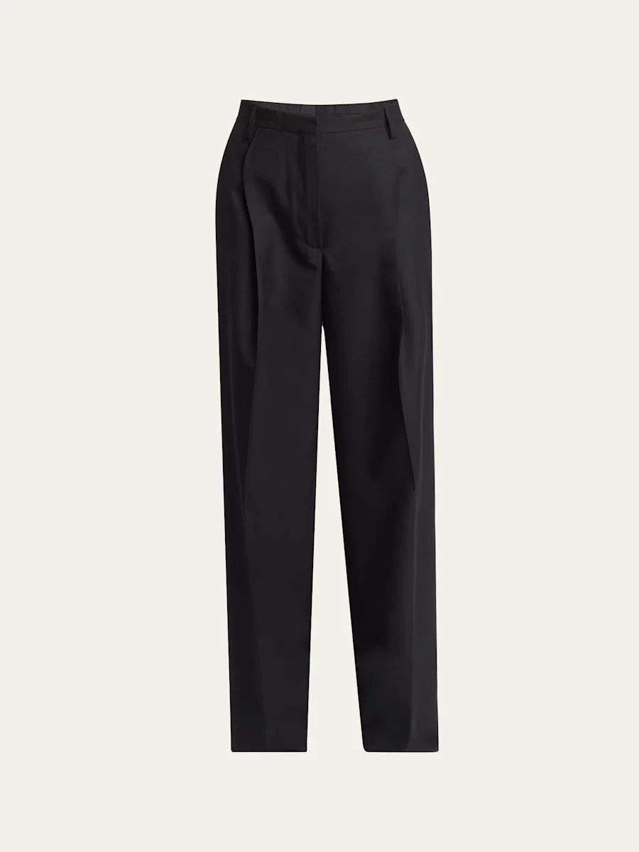 Porter Straight Leg Wool Pants - 1