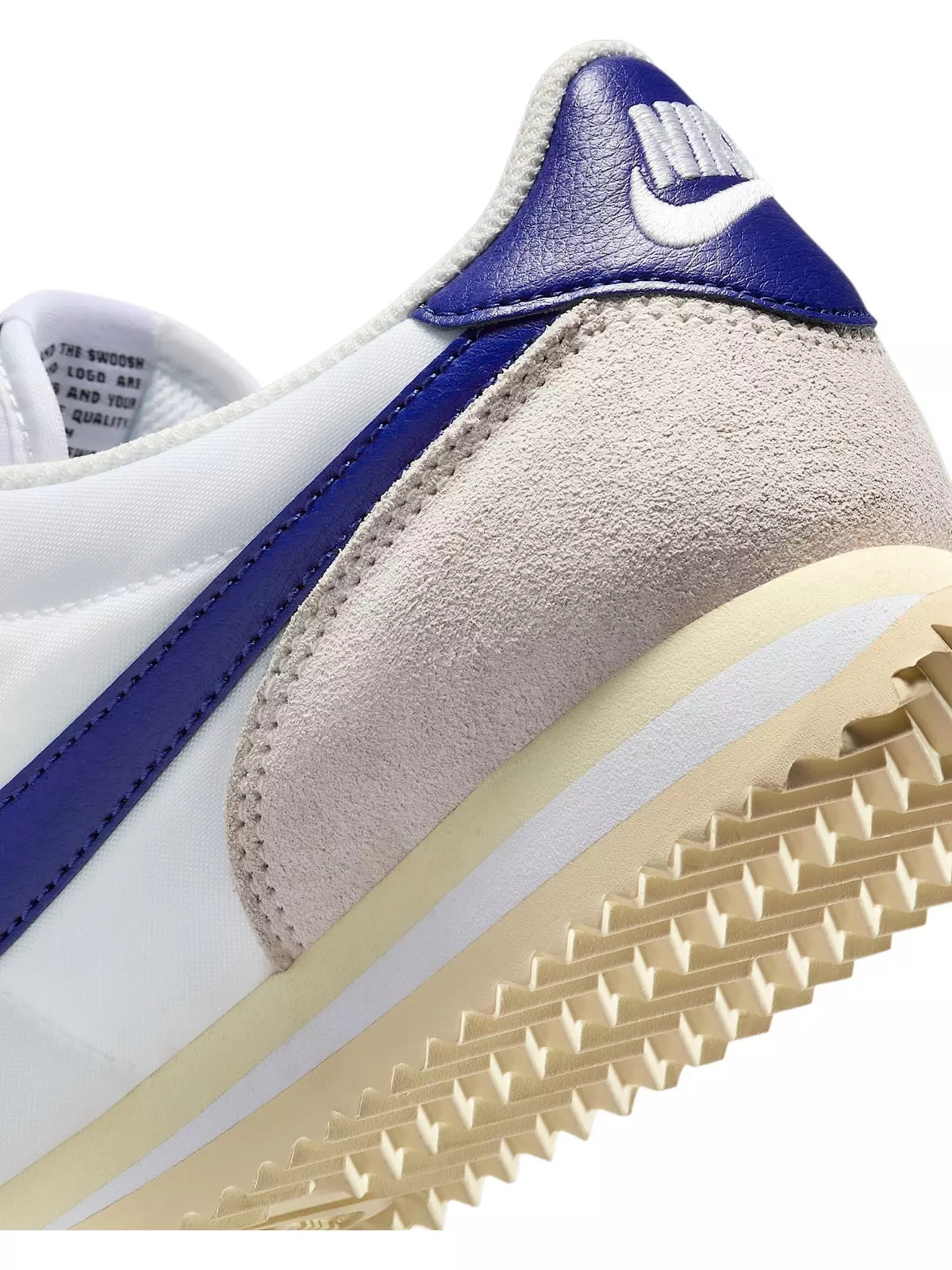 Cortez Textile "White/Phantom/Alabaster/Deep Night" Women's Shoe - 8