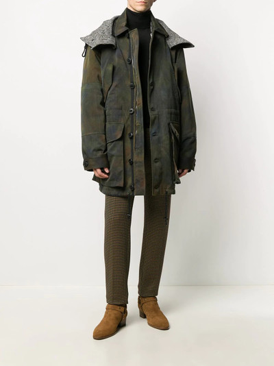 Missoni camouflage hooded parka outlook