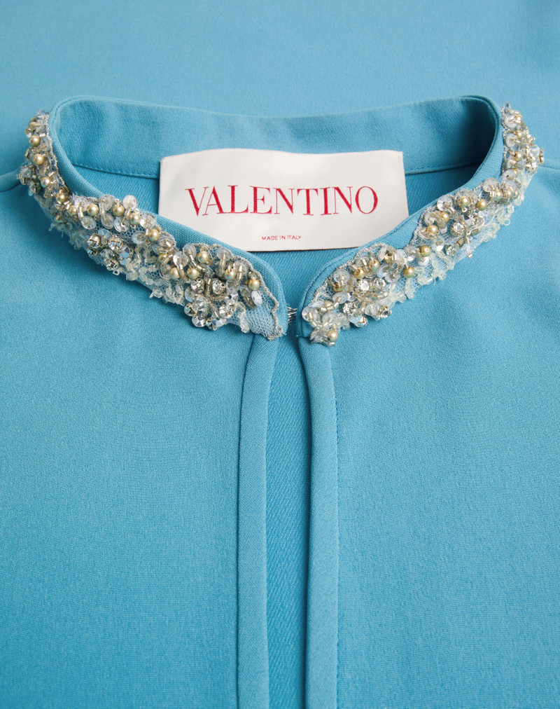 KAFTAN DRESS IN EMBROIDERED CADY COUTURE 3
