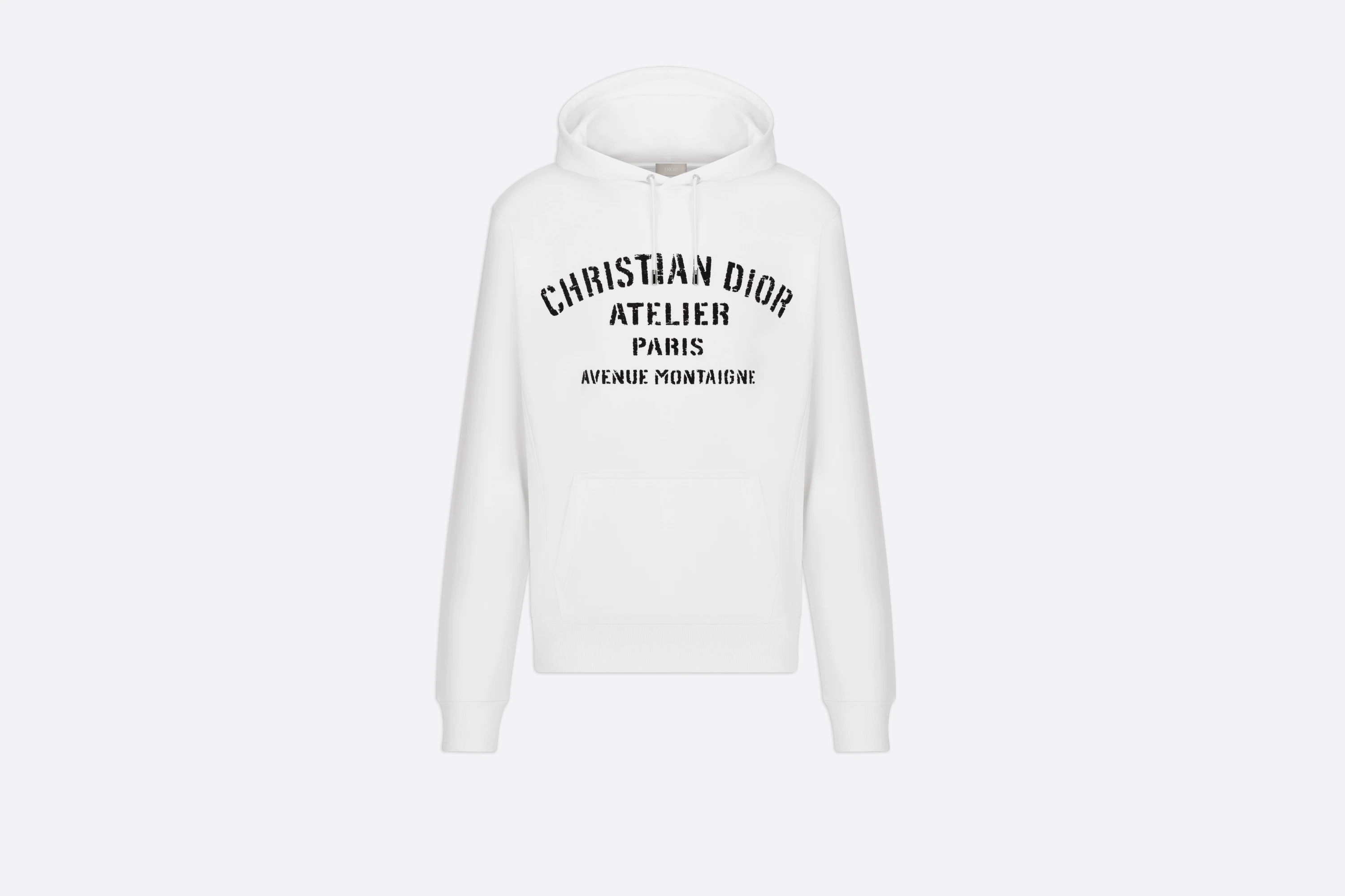 Oversized 'Christian Dior Atelier' Hooded Sweatshirt - 6