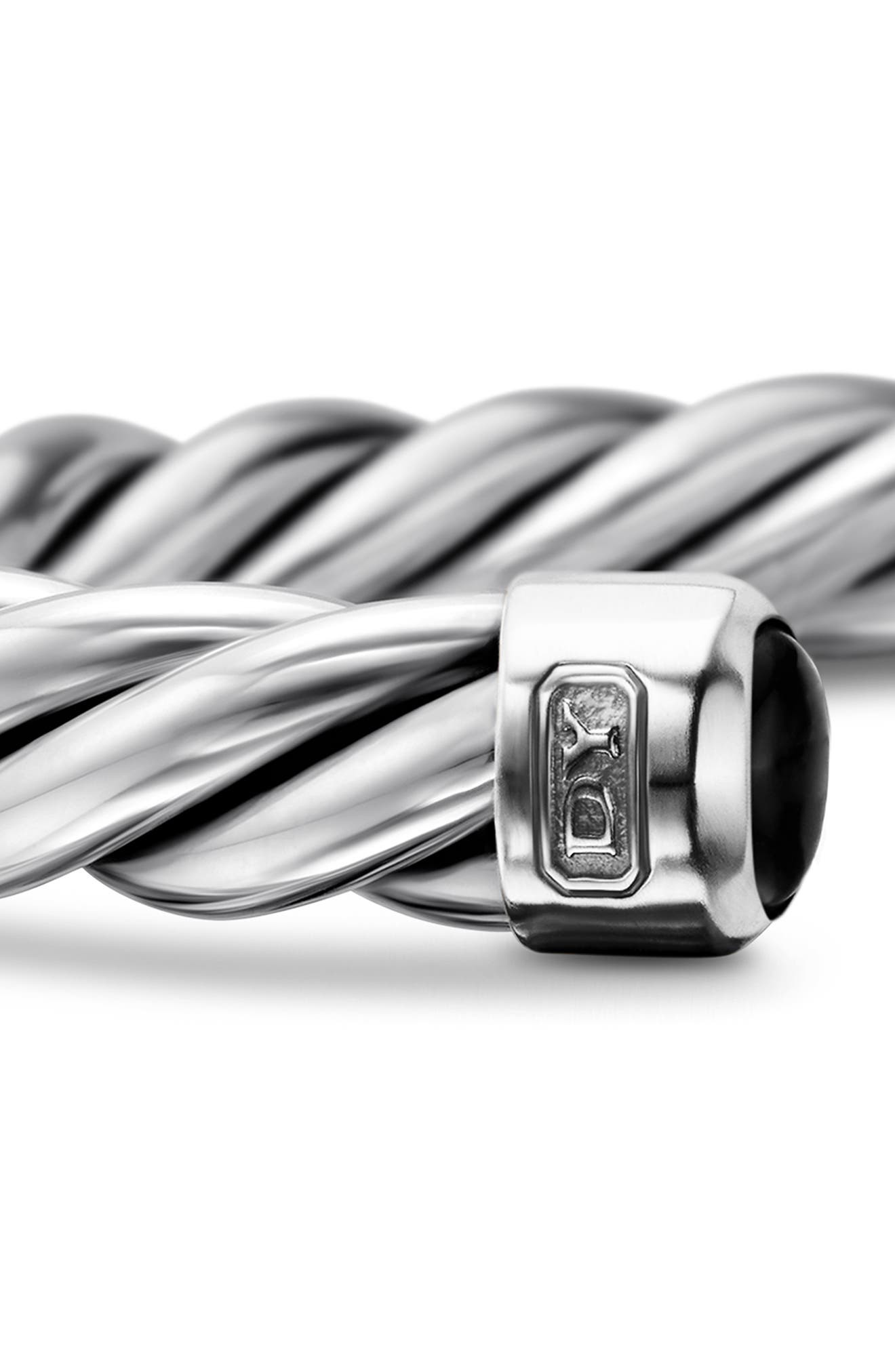 David Yurman Men's Cable Cuff Bracelet in Sterling Silver with Semiprecious Stone, 6mm at Nordstrom - 4