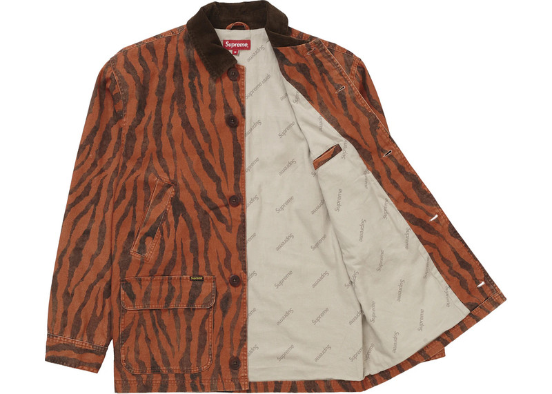 Supreme Supreme Barn Coat Tiger Stripe outlook