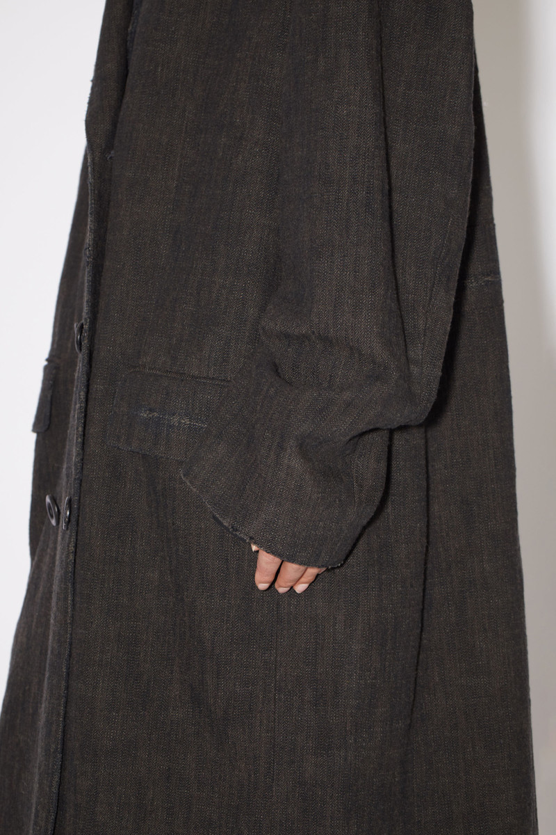 Double-breasted tailored coat - Anthracite grey 6