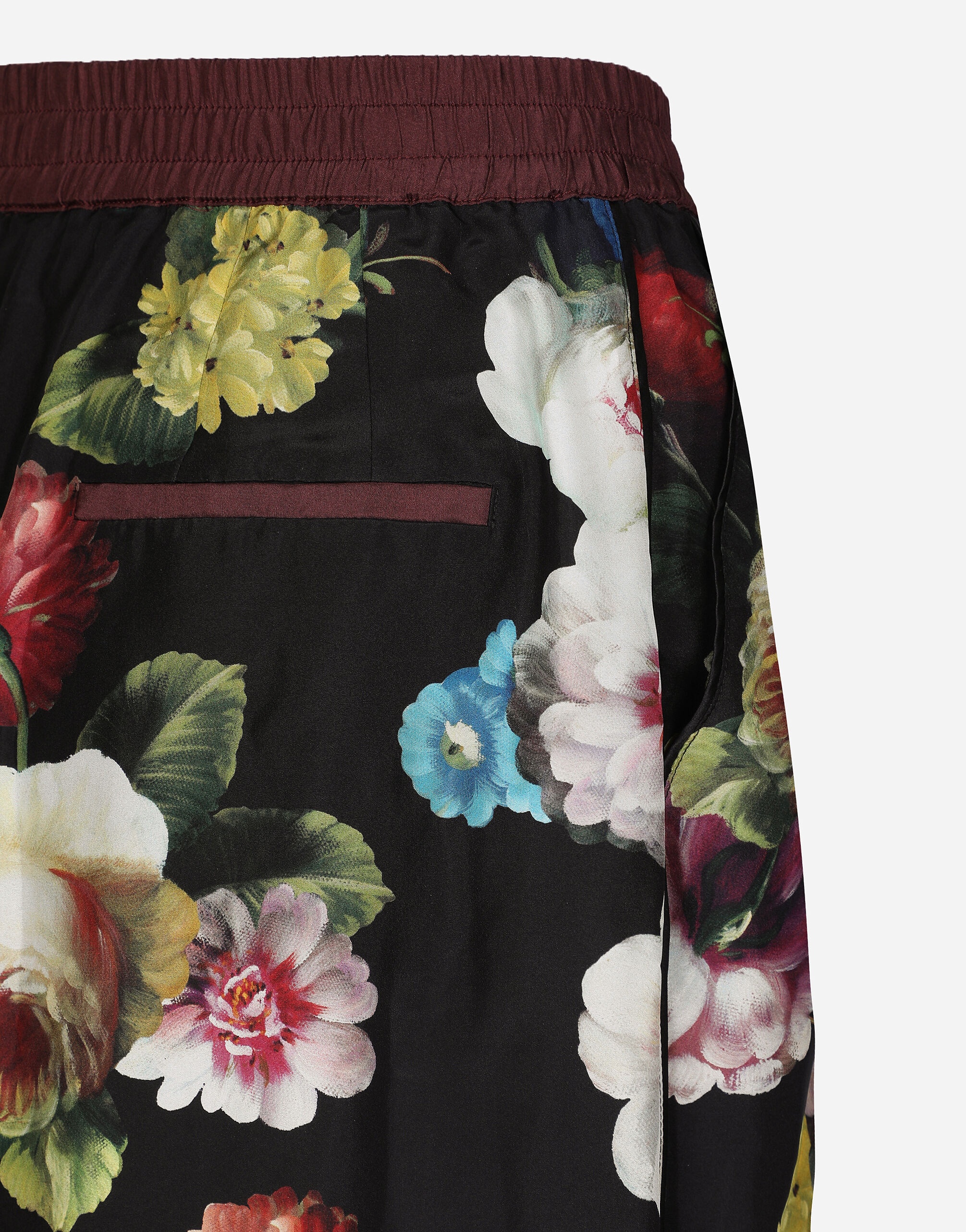 Twill pajama pants with nocturnal flower print - 2