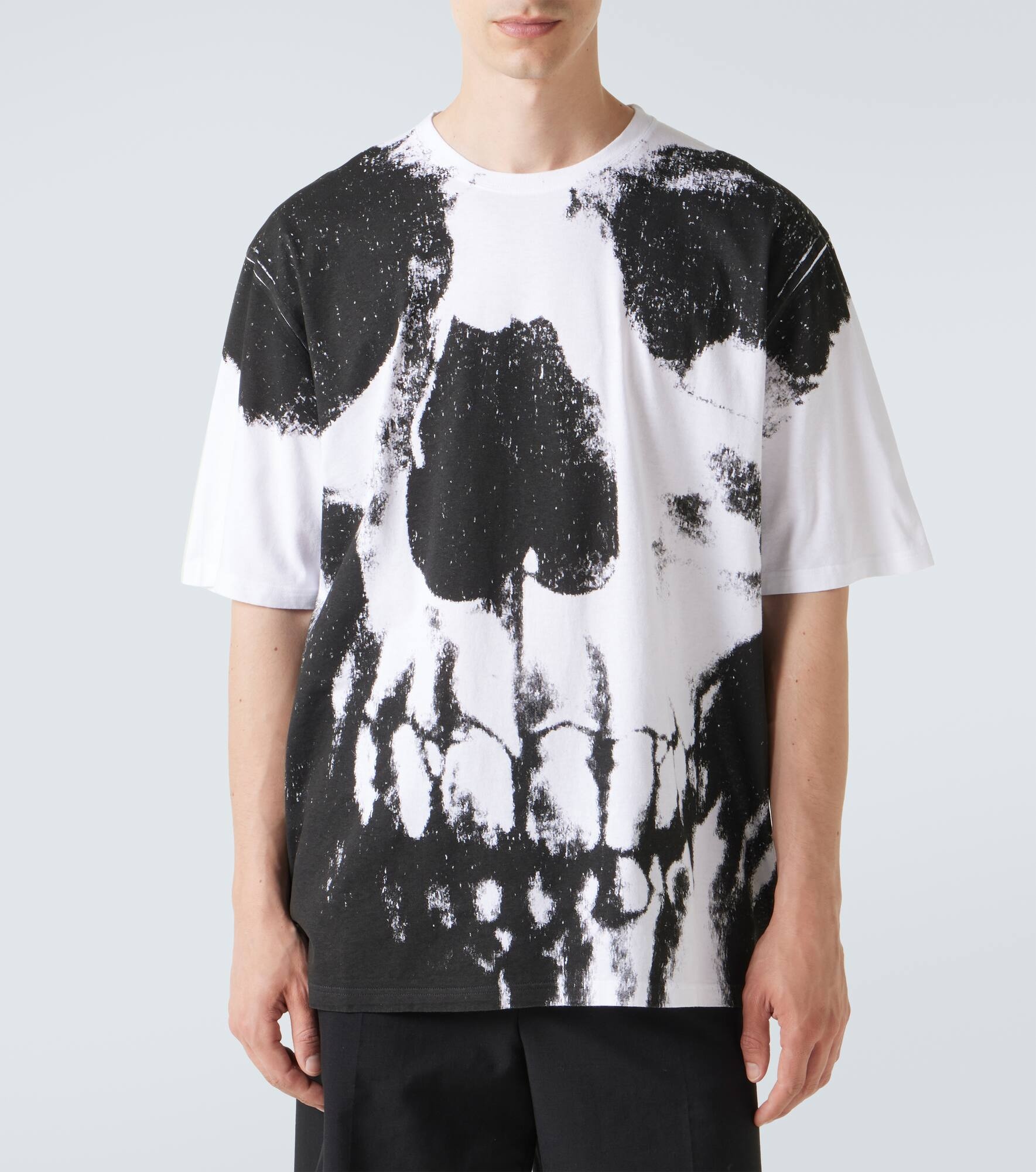 Skull printed cotton jersey T-shirt - 3