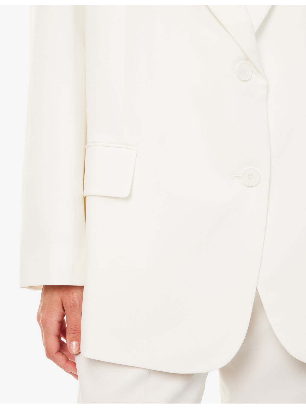 Bea Single-Breasted Stretch-Woven Blazer - 5