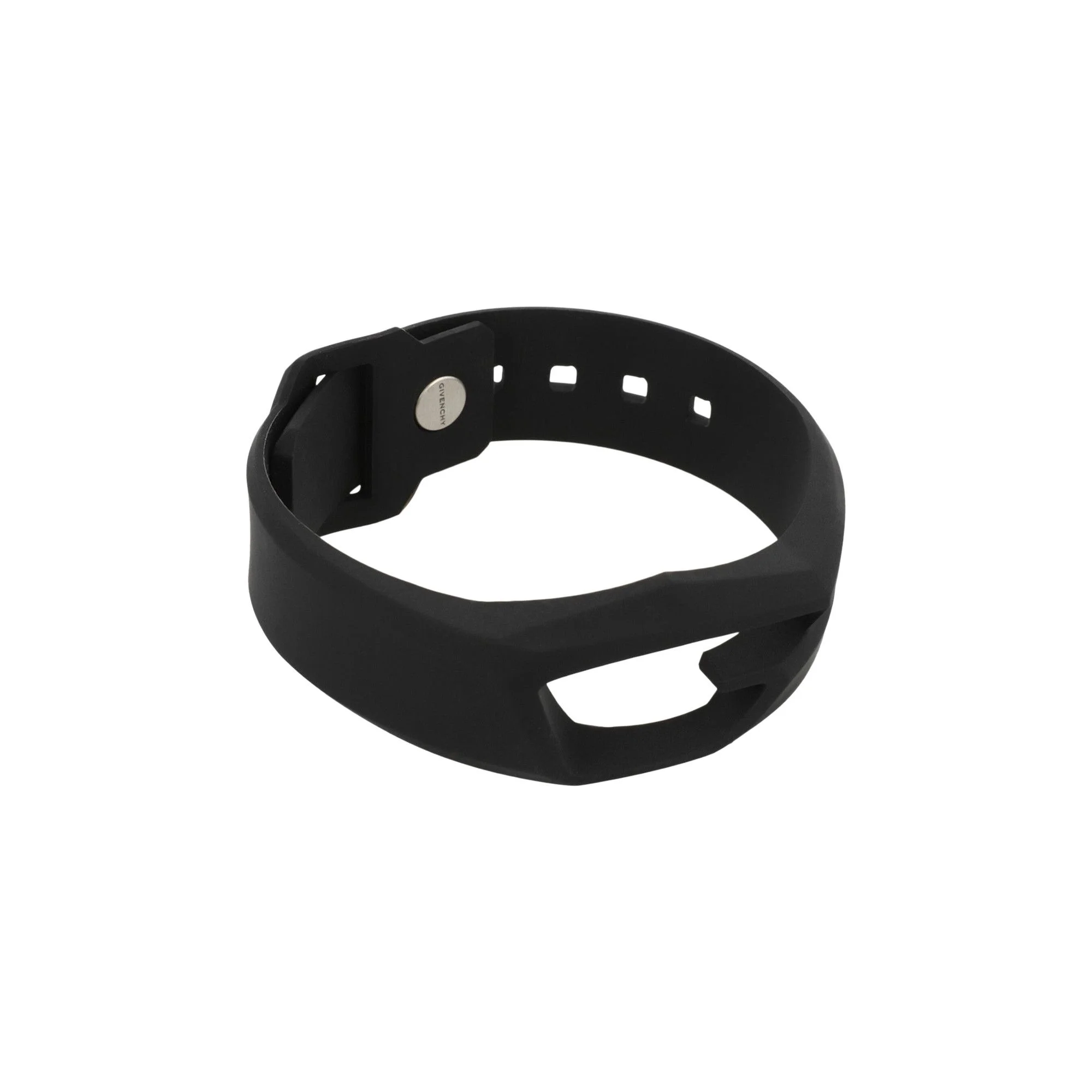Givenchy Cut Silicone Bracelet 'Black' - 1