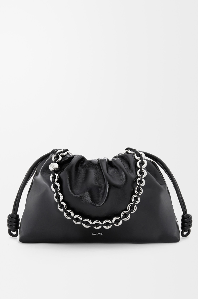 Large Flamenco purse in patent nappa lambskin 1