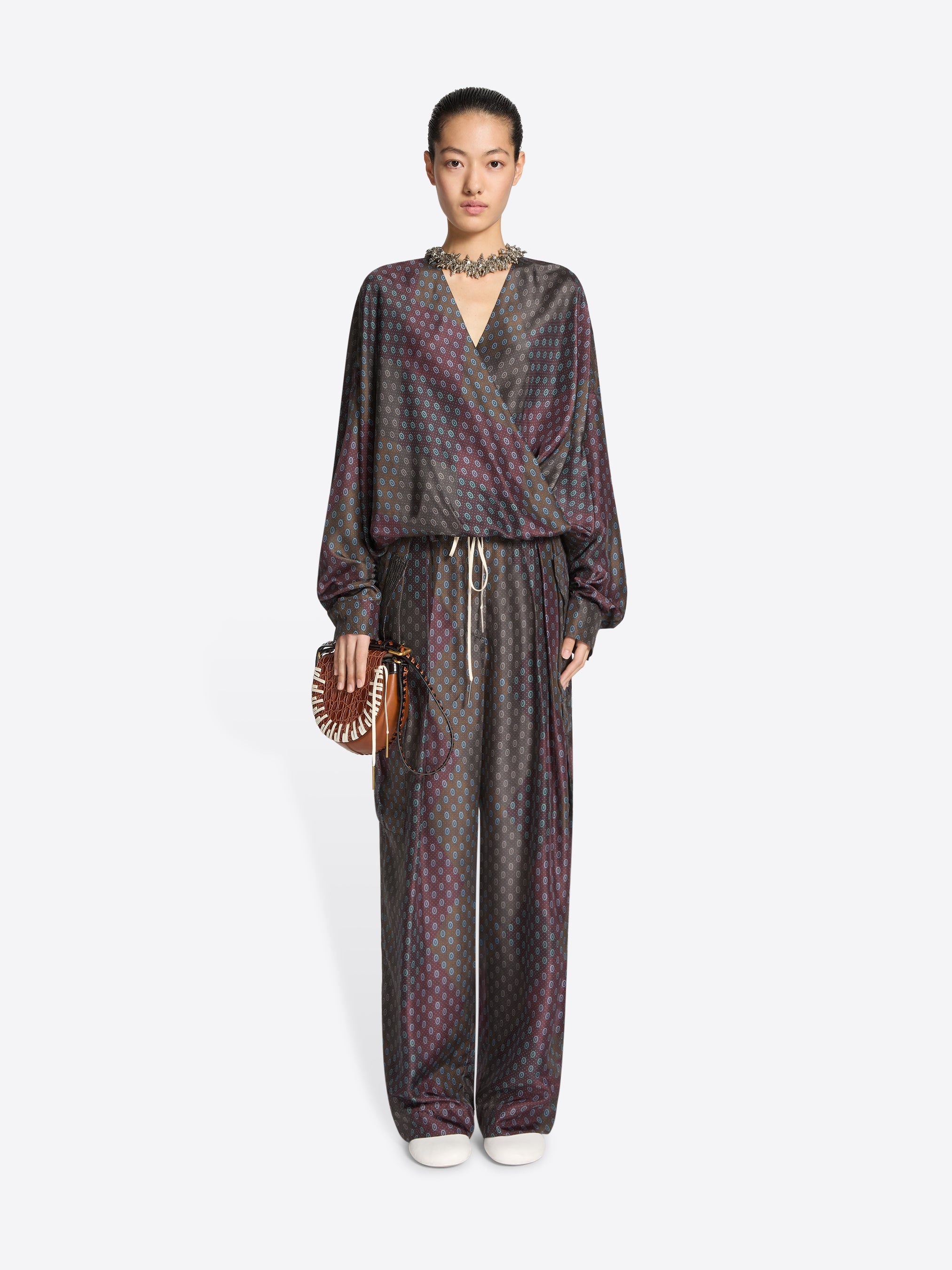 SILK DRAPED TOP - 2