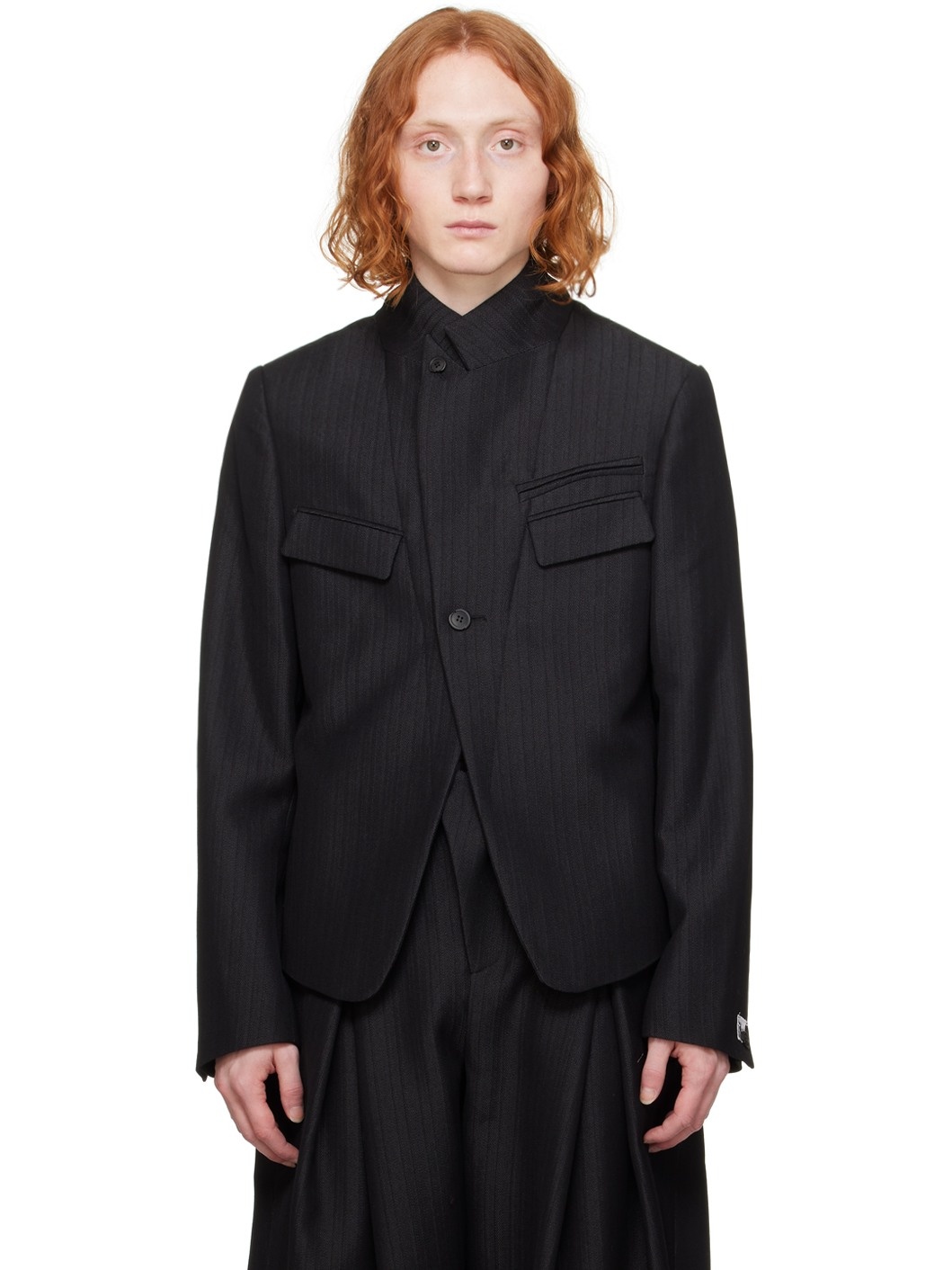 Black Vassi Blazer - 1