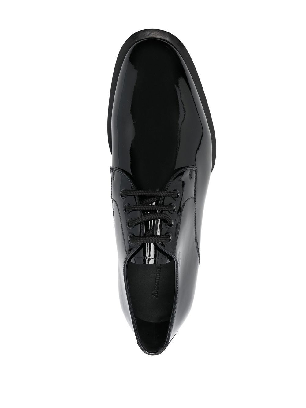 patent-leather Oxford shoes - 4