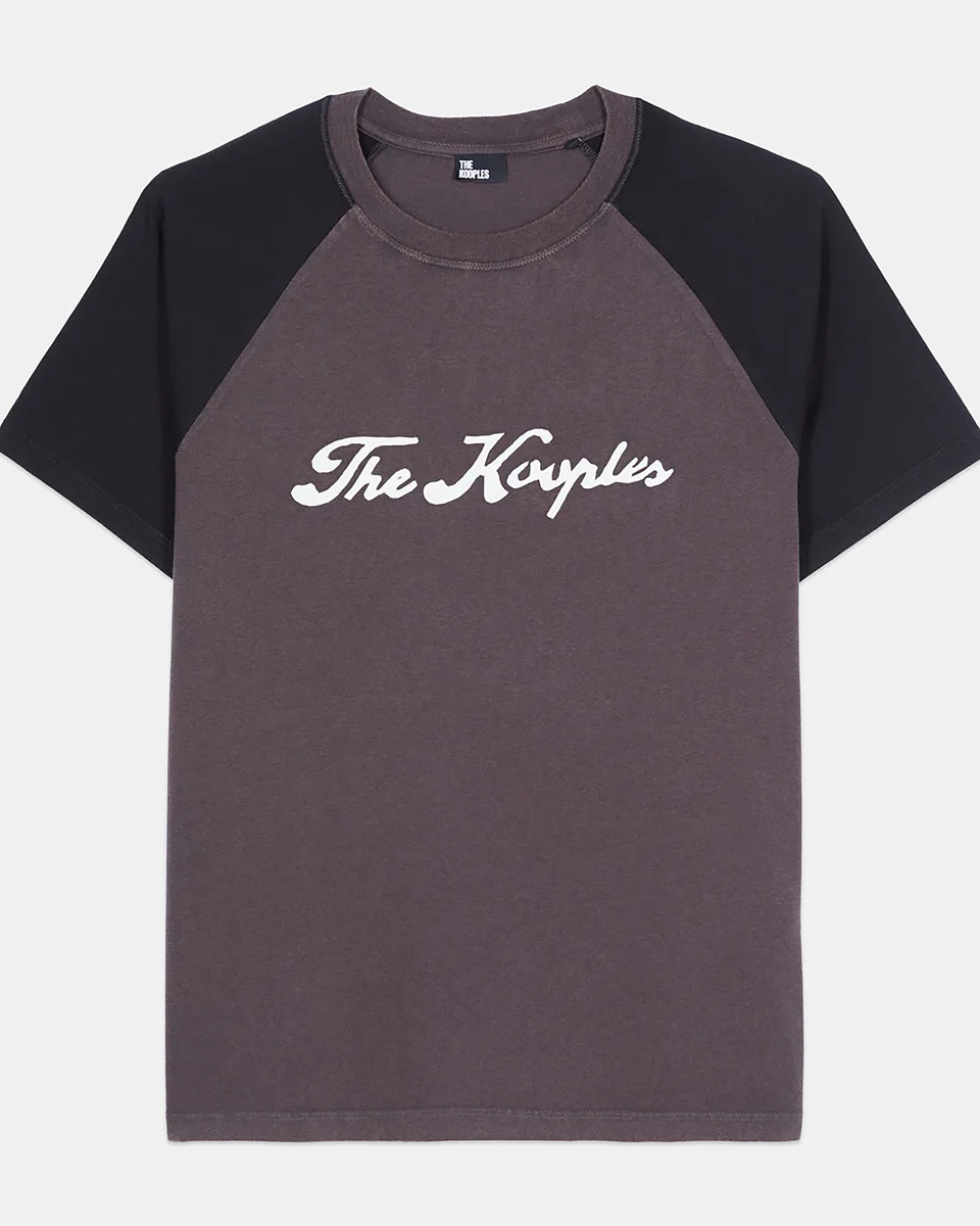 BLACK NEXT COLLECTION SERIGRAPHY T-SHIRT - 1