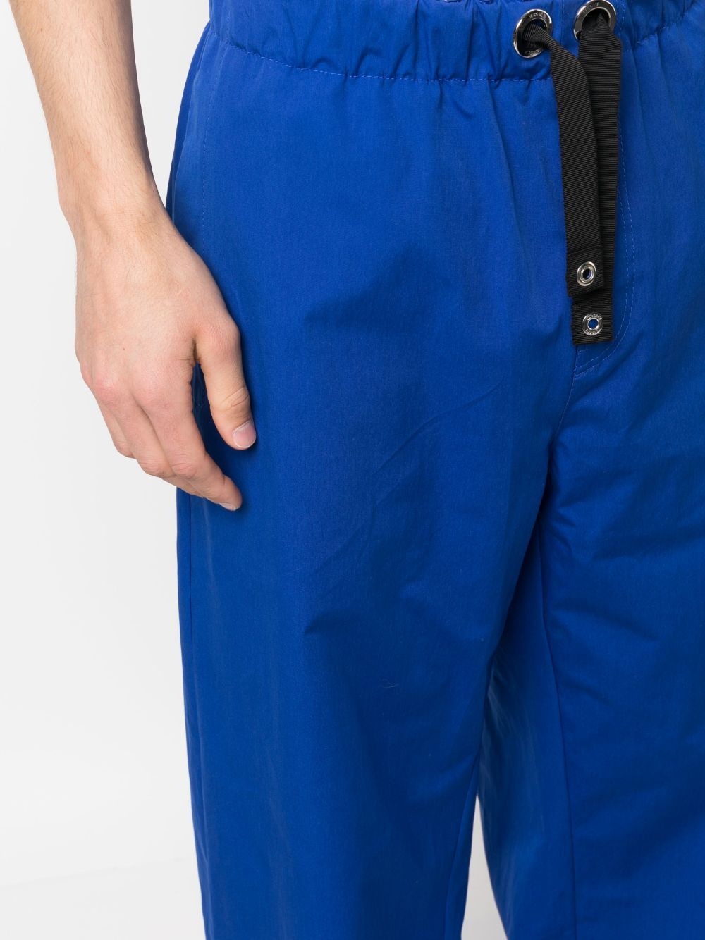 wide-leg cotton track pants - 5