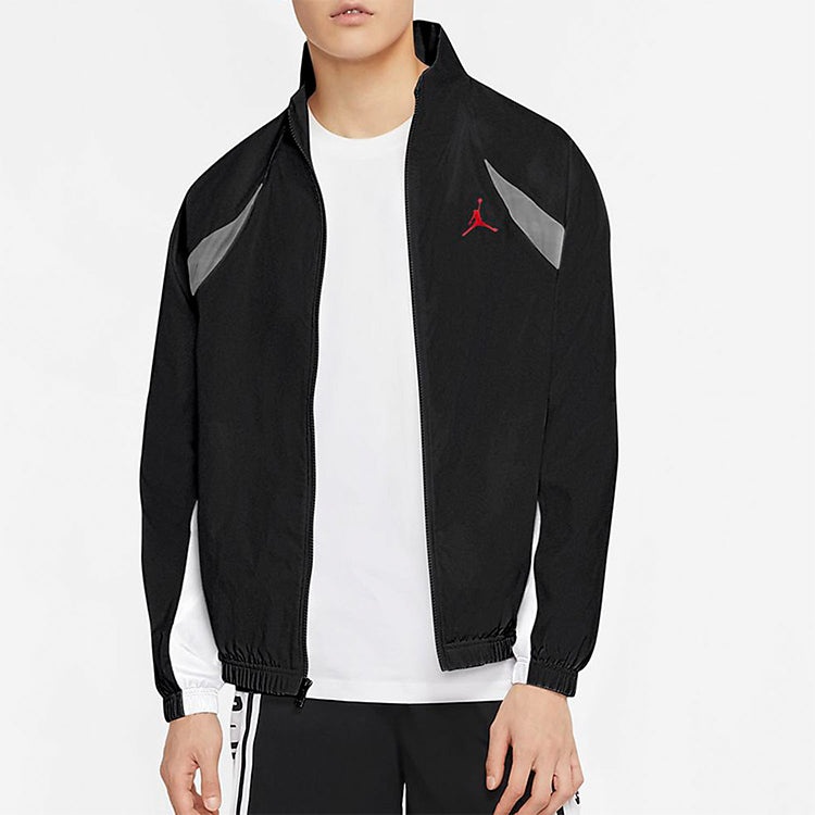 Air Jordan Legacy AJ11 Stand Collar Casual Jacket Black CW0864-010 - 5