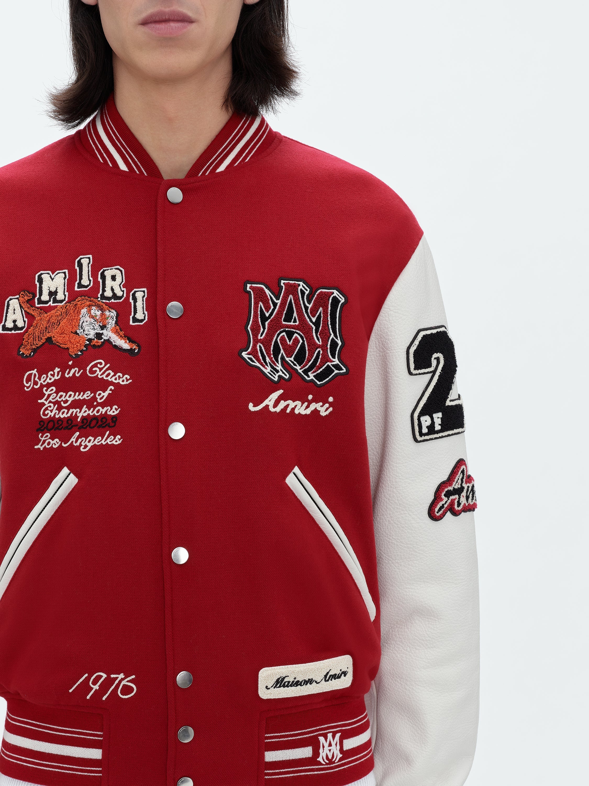 VINTAGE PATCH VARSITY BOMBER - 5