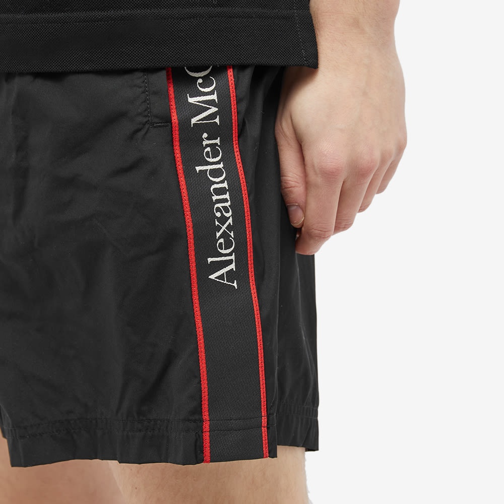 Alexander McQueen Side Stripe Swim Short - 5