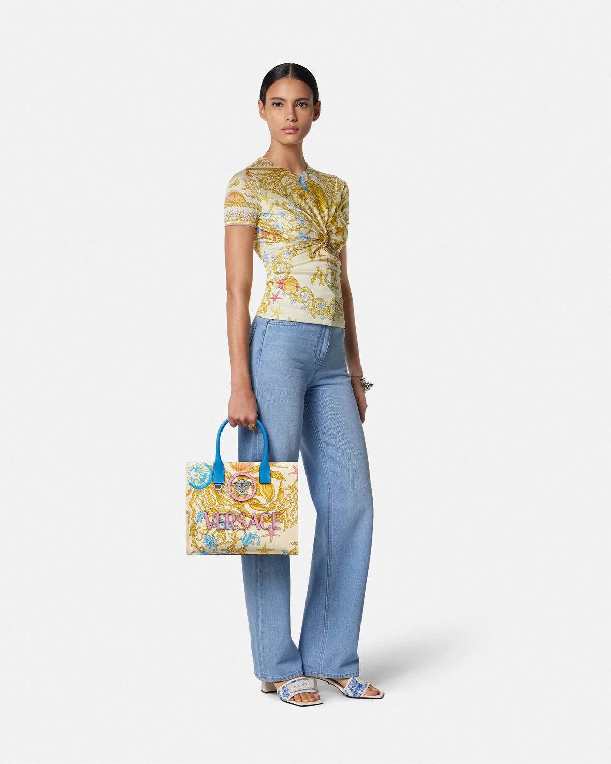 Underwater Barocco La Medusa Small Tote Bag - 3