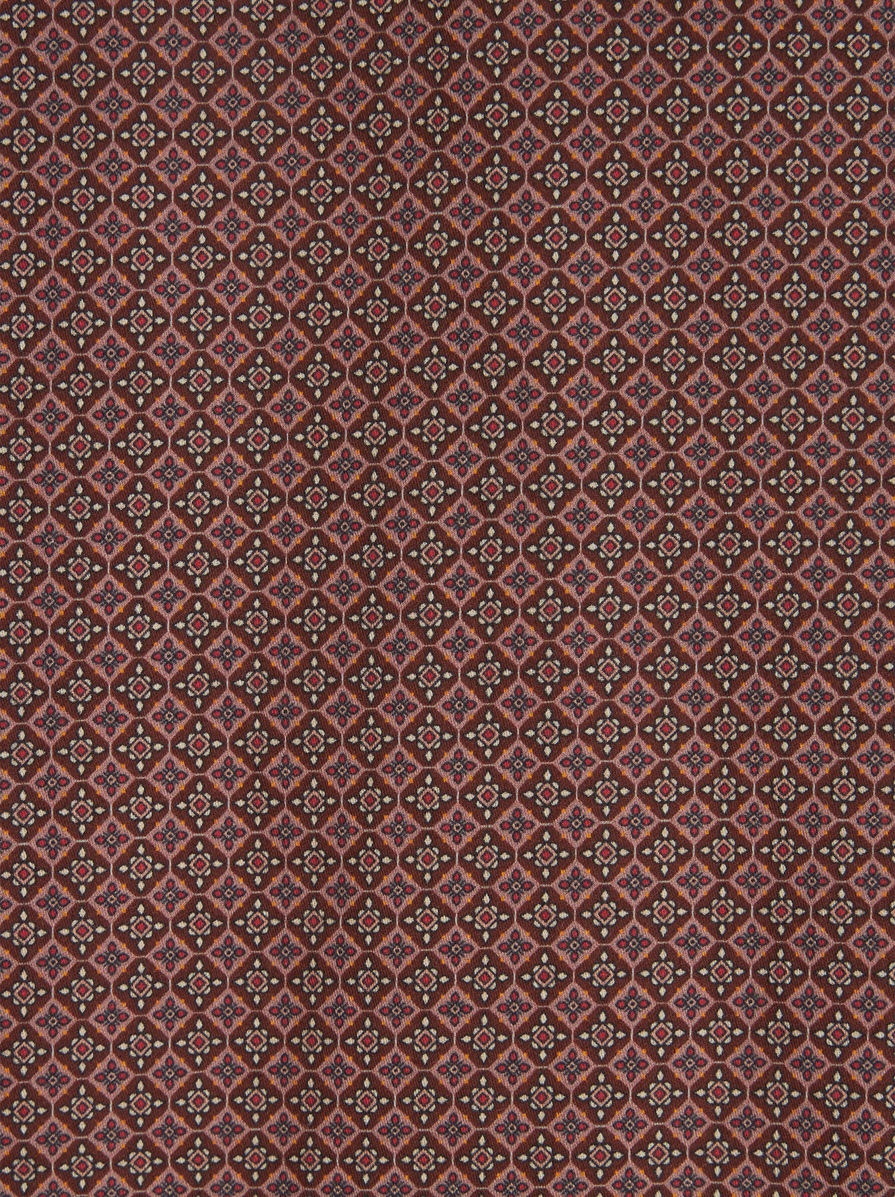 MICRO GEOMETRIC PRINT COTTON SHIRT - 3