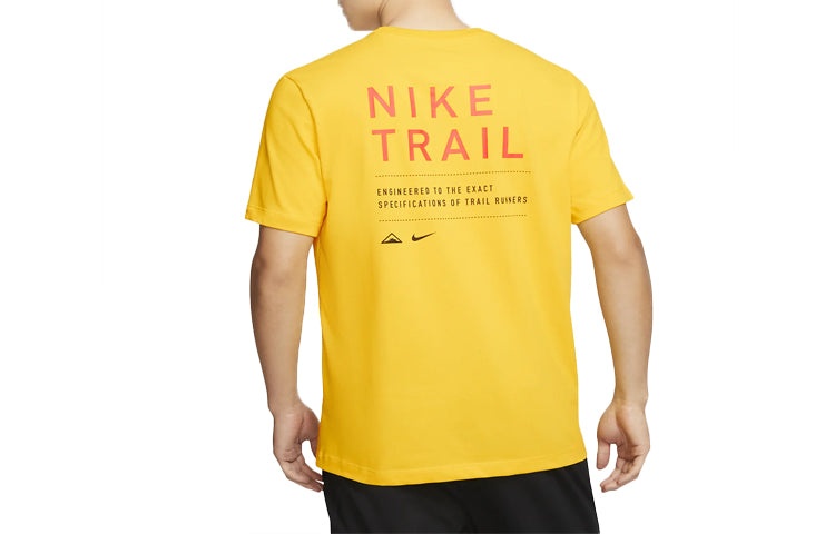 Nike AS Men's NK Dry Tee Trail Speed Yellow CT3858-735 - 2