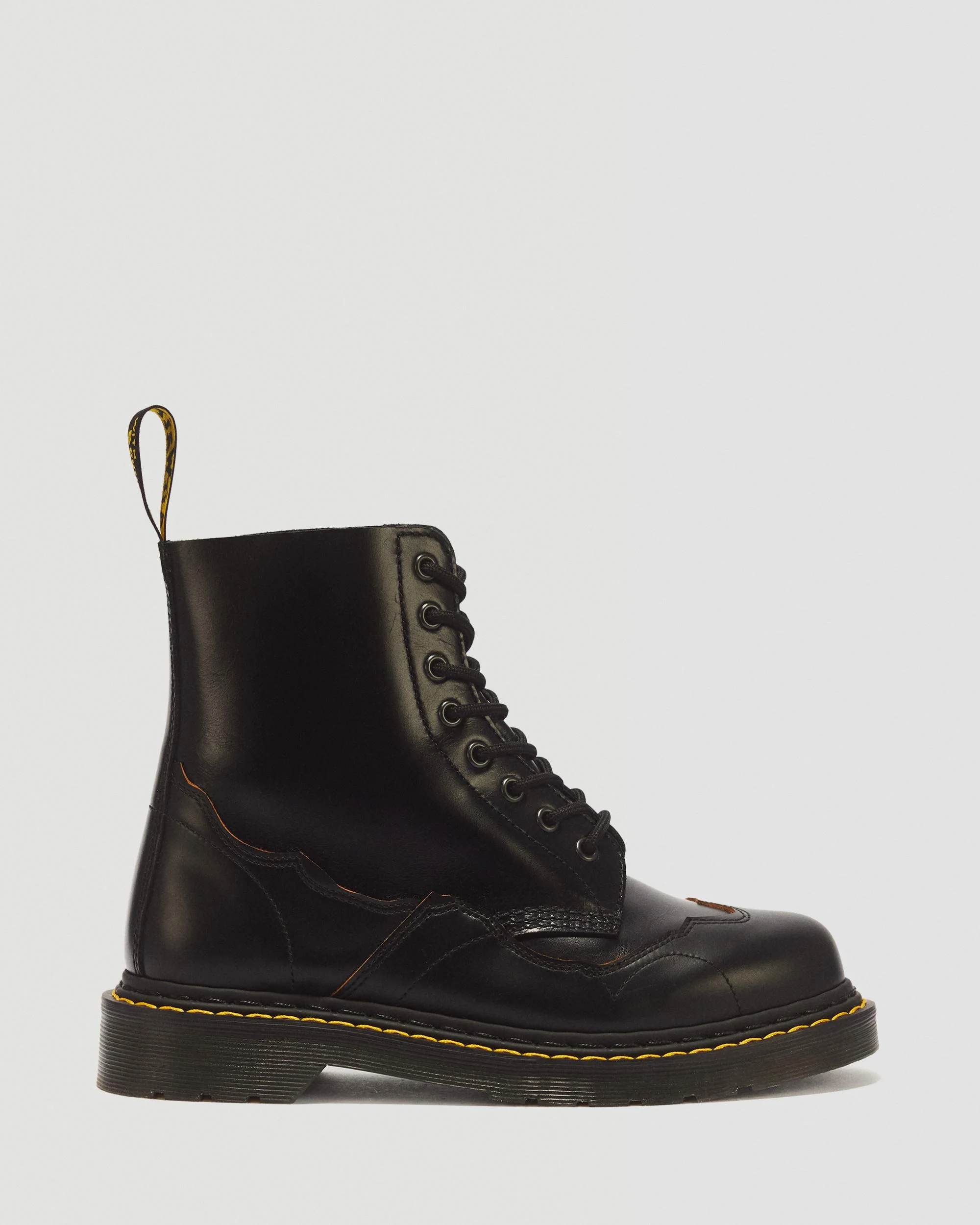1460 Pascal RI Analine & Vintage Smooth Leather Boots - 1