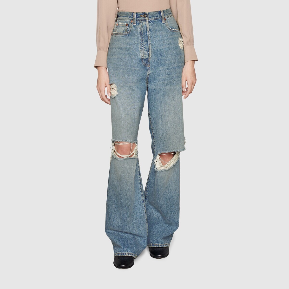 Gucci 100 denim pant - 4