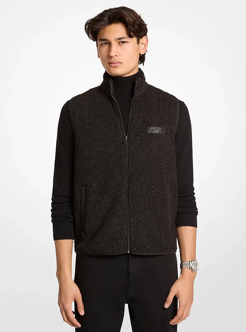 Sherpa Zip-Up Vest - 1