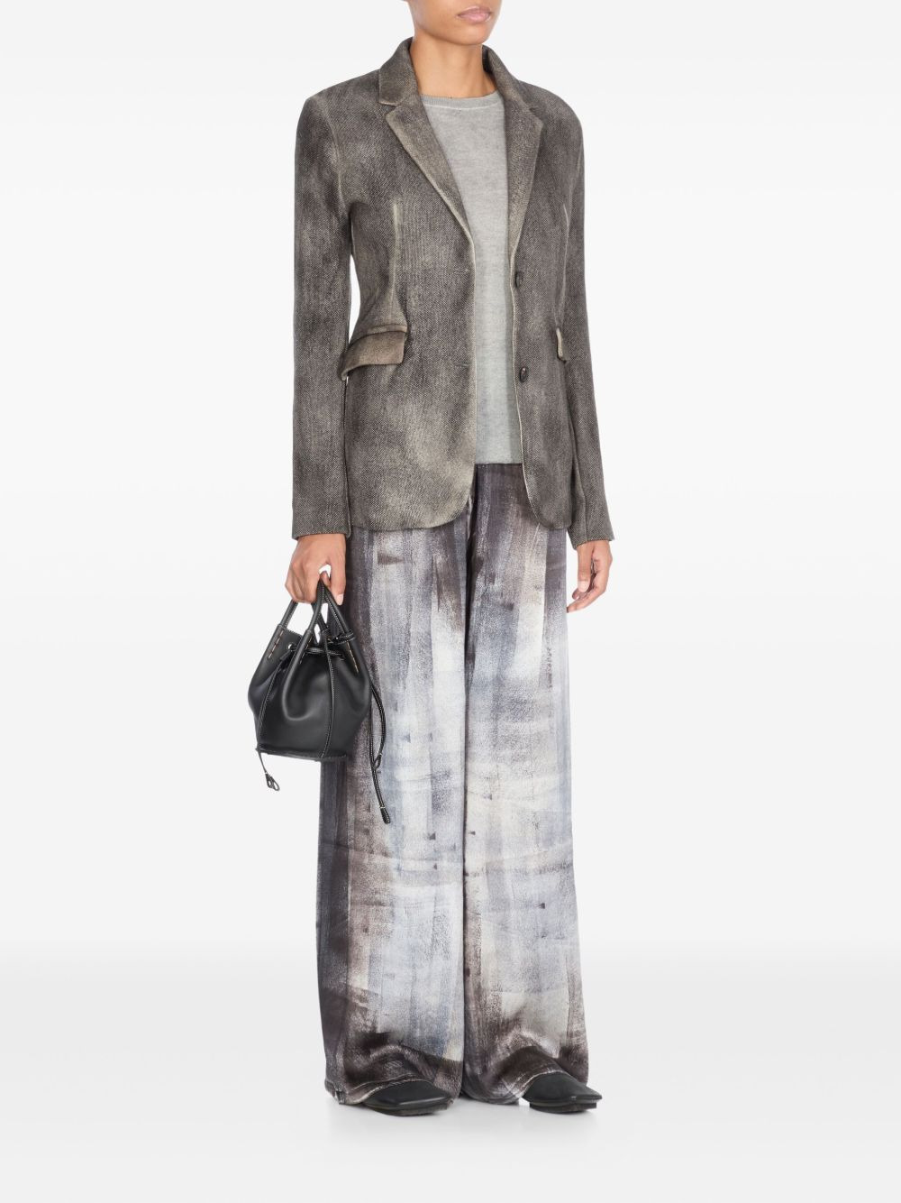 flap-pockets blazer - 3