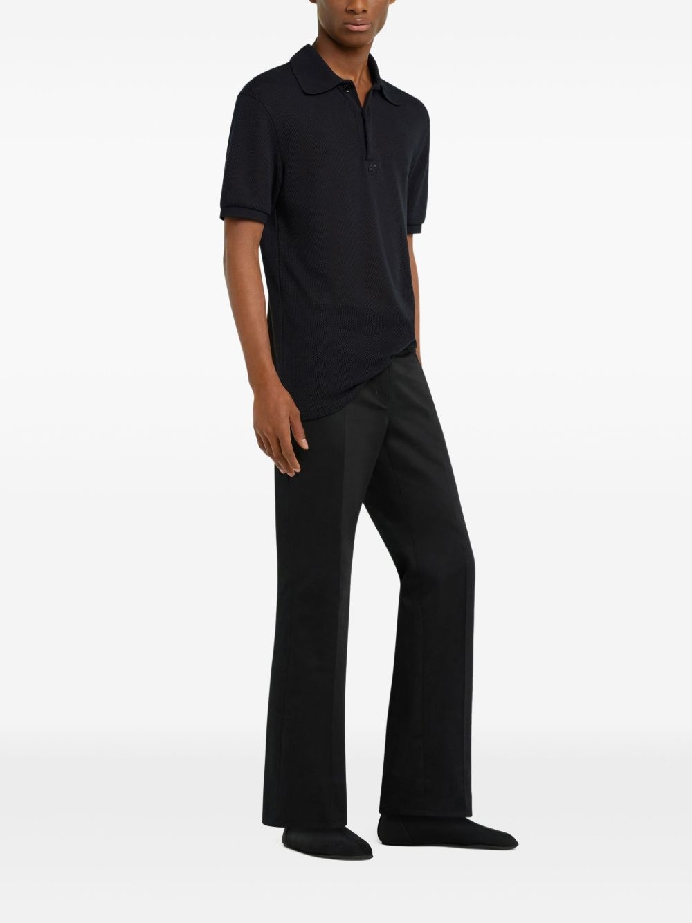 mesh polo shirt - 3