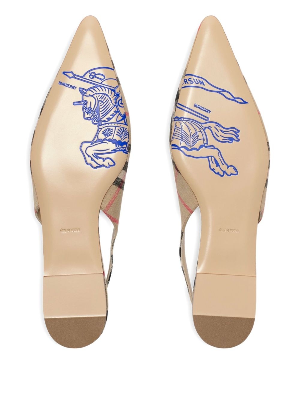 checked ballet flats - 5
