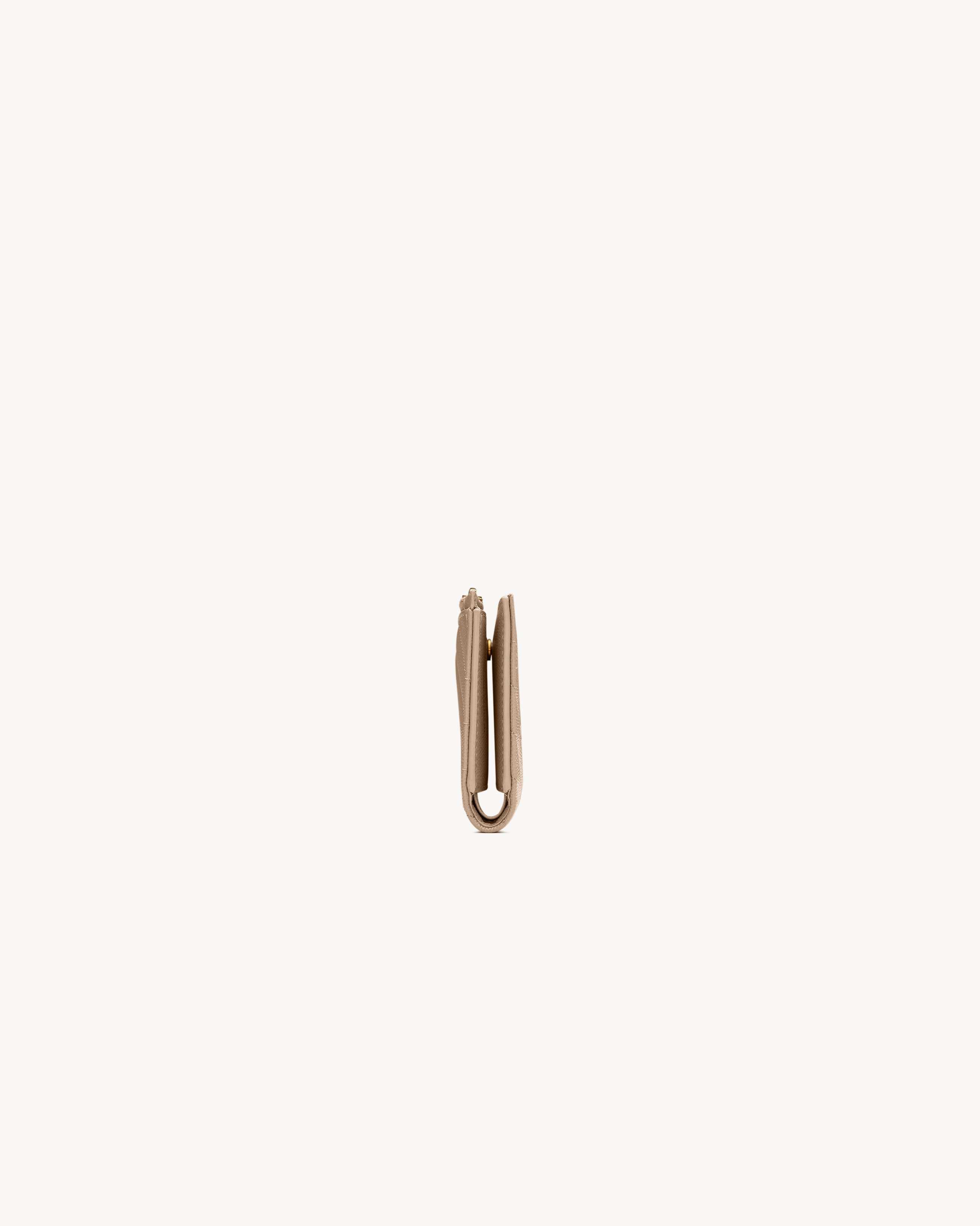 CASSANDRE MATELASSÉ FRAGMENTS BI-FOLD WALLET IN GRAIN DE POUDRE LEATHER - 3