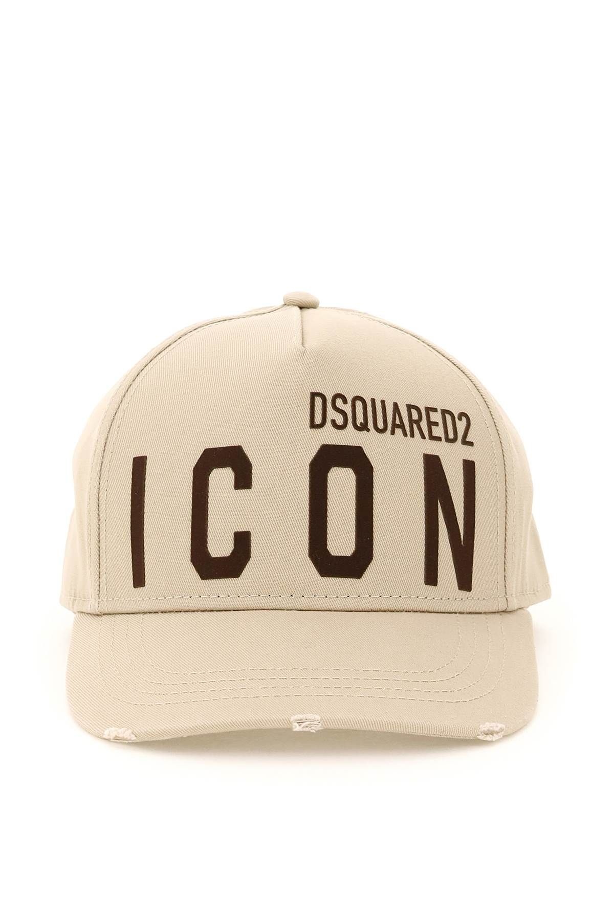 'ICON' FLOCKING PRINT BASEBALL CAP - 1