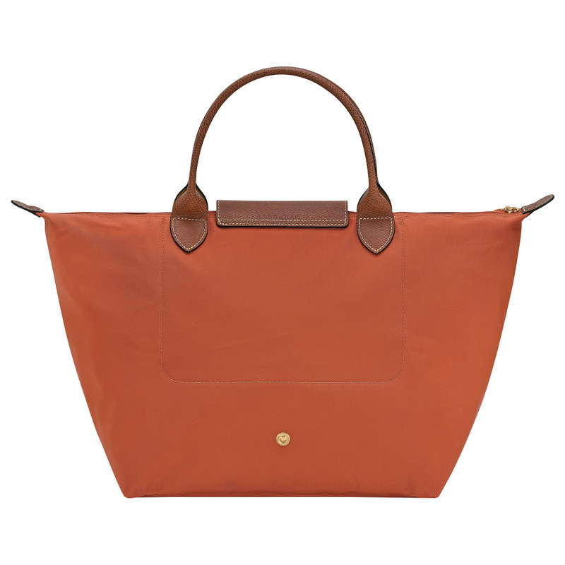 Le Pliage Original M Handbag Brick - Recycled canvas 4