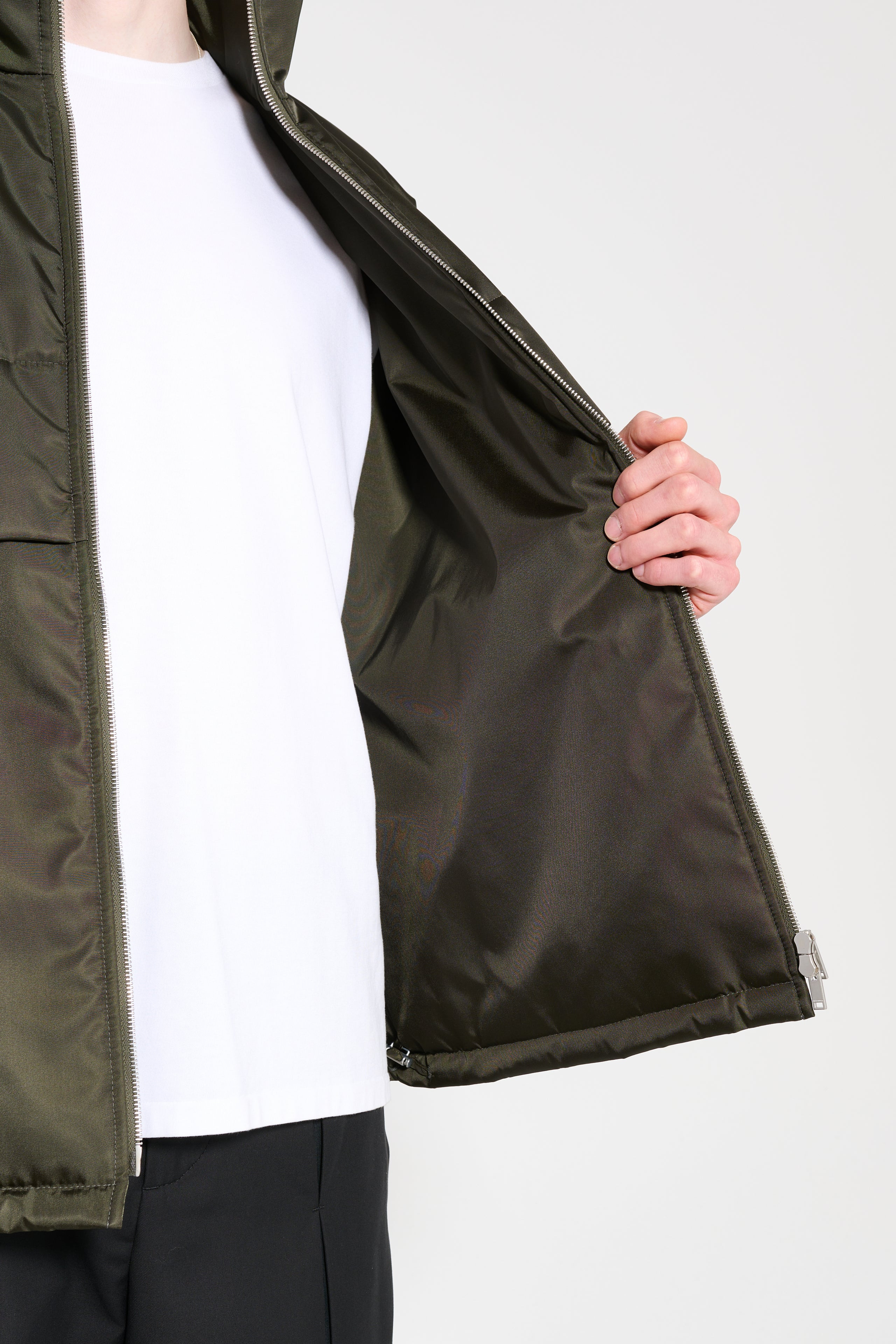 JIL SANDER BLOUSON 55 PD DARK GREEN - 6