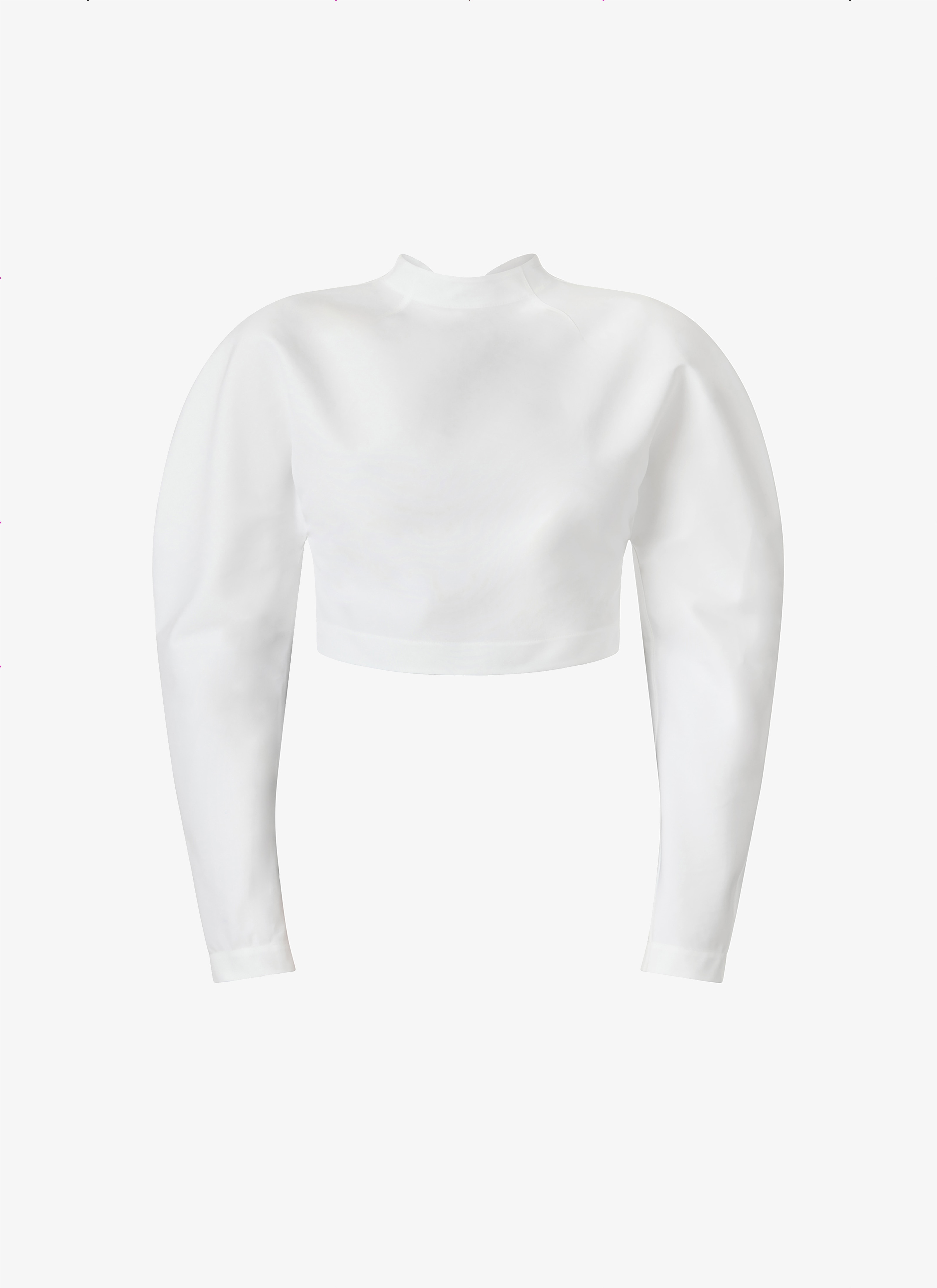 CROPPED POPLIN TOP - 1