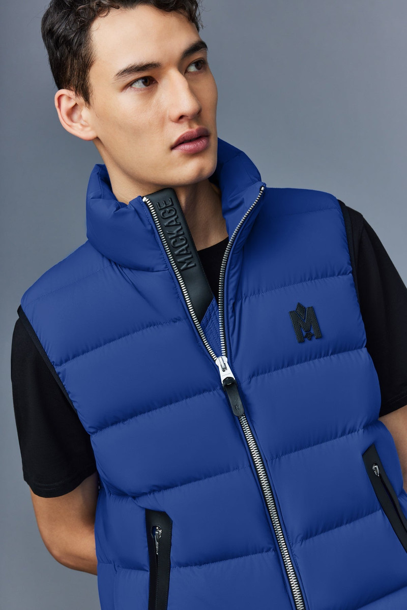 FISHER Agile-360 stretch light down vest with stand collar 5