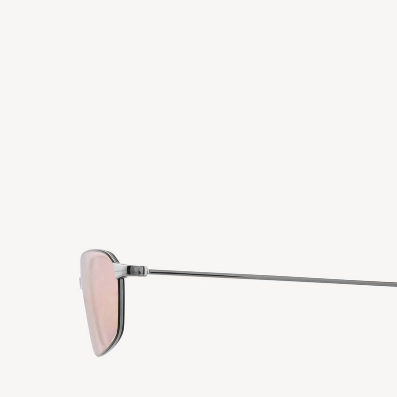 Invisible 2.0 Oval Sunglasses in Light Silver 5