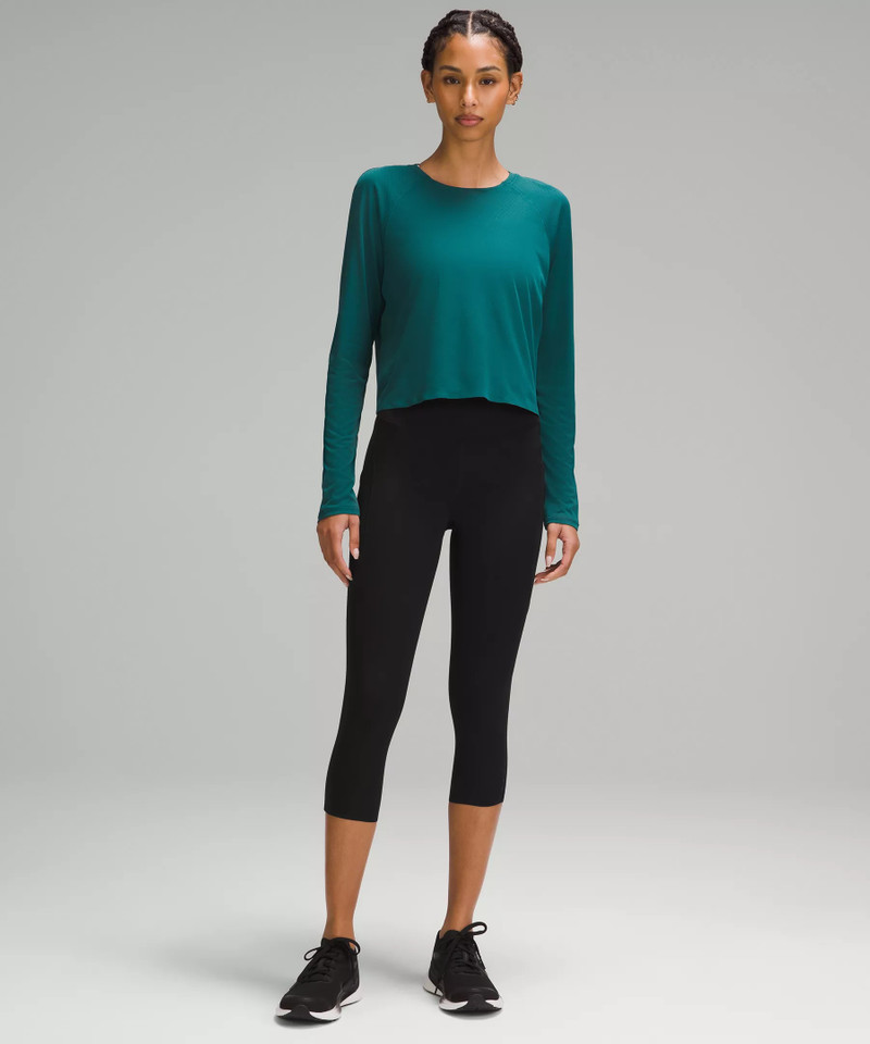 lululemon Fast and Free High-Rise Crop with Pockets 19" outlook