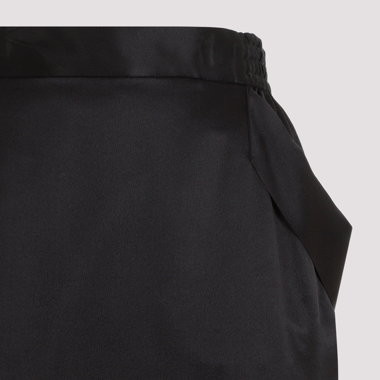 Saint Laurent Women Saint Laurent Silk Midi Skirt - 4