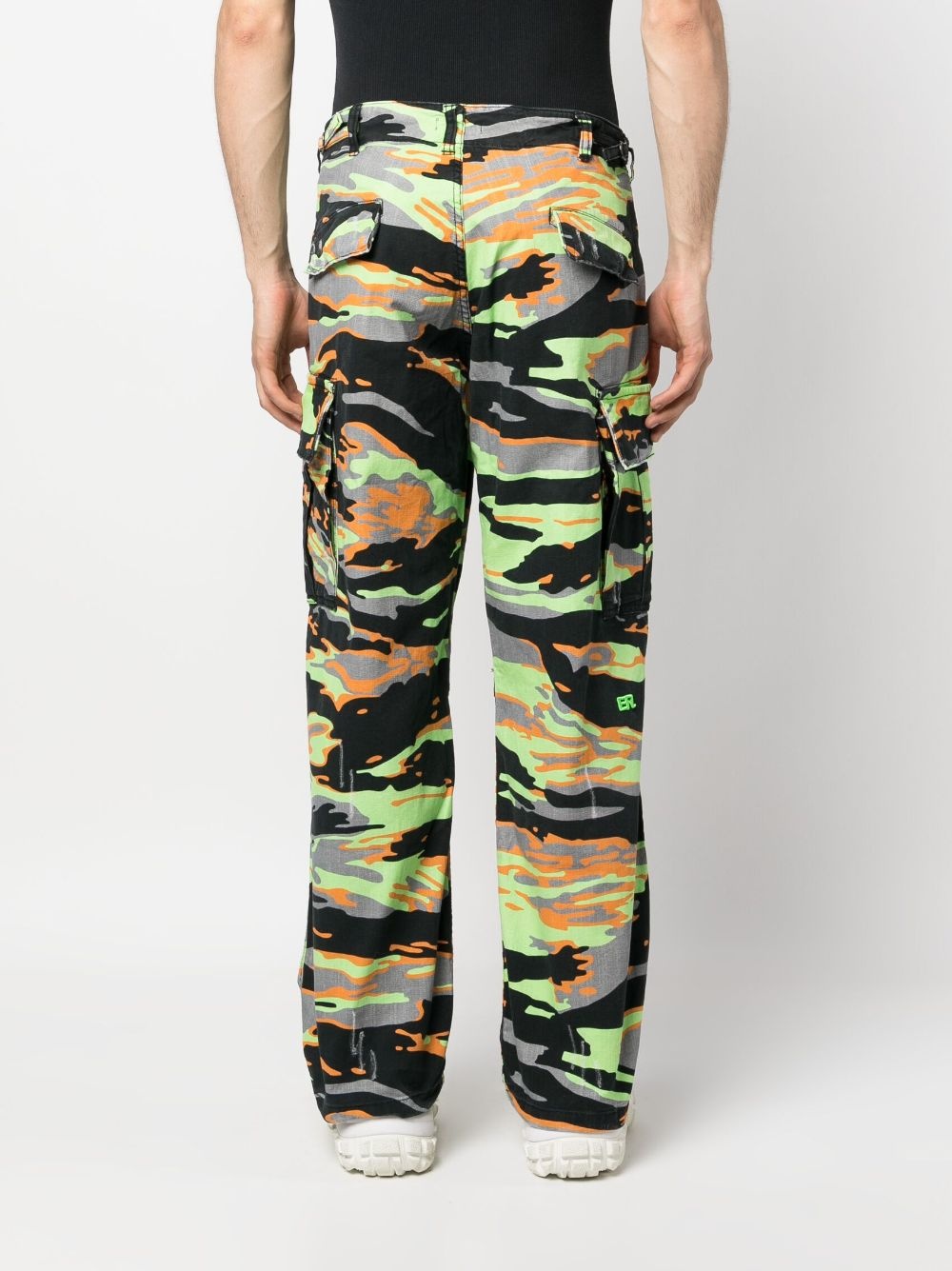 graphic-print cargo trousers - 4