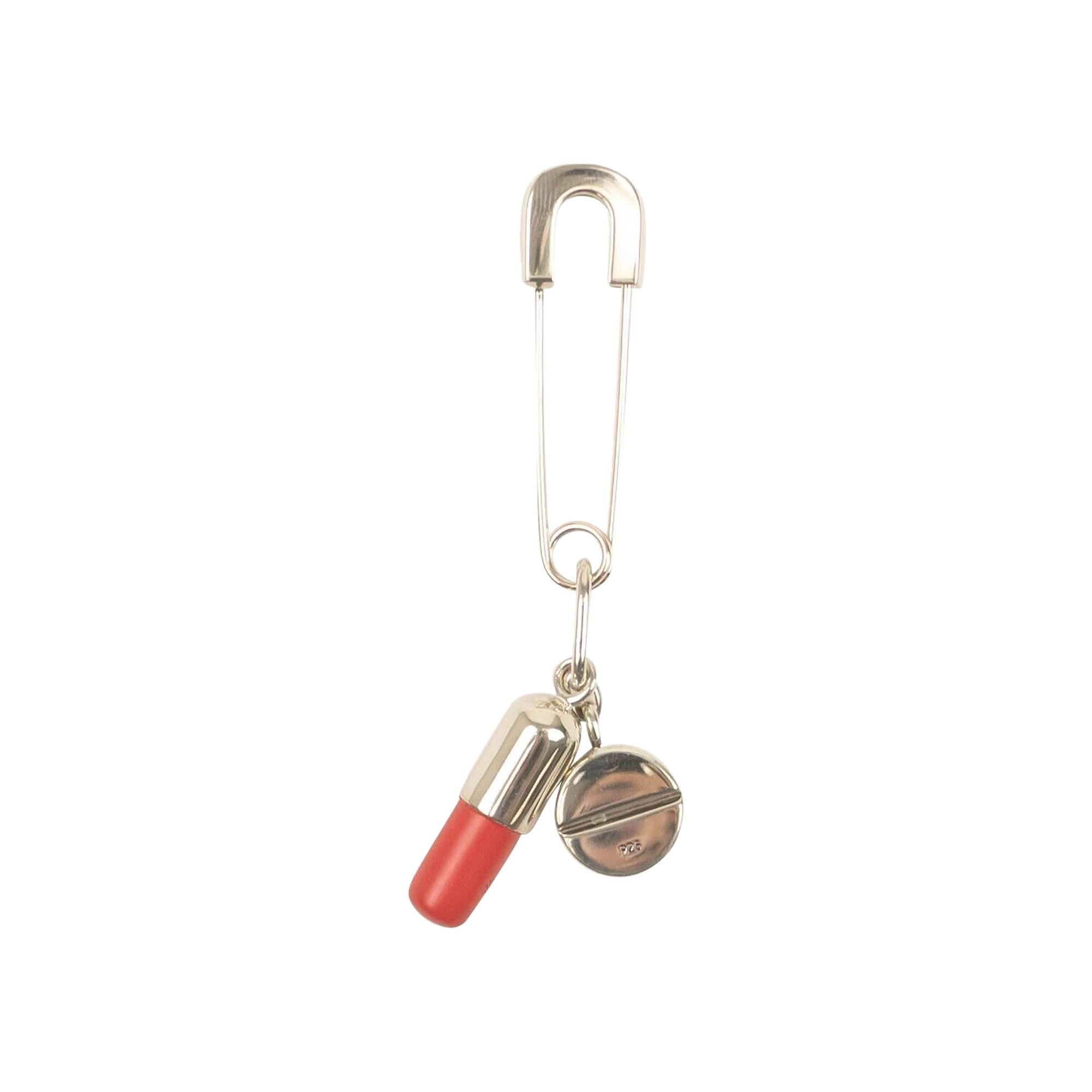 Ambush Pill Charm Earring 'Grey' - 2