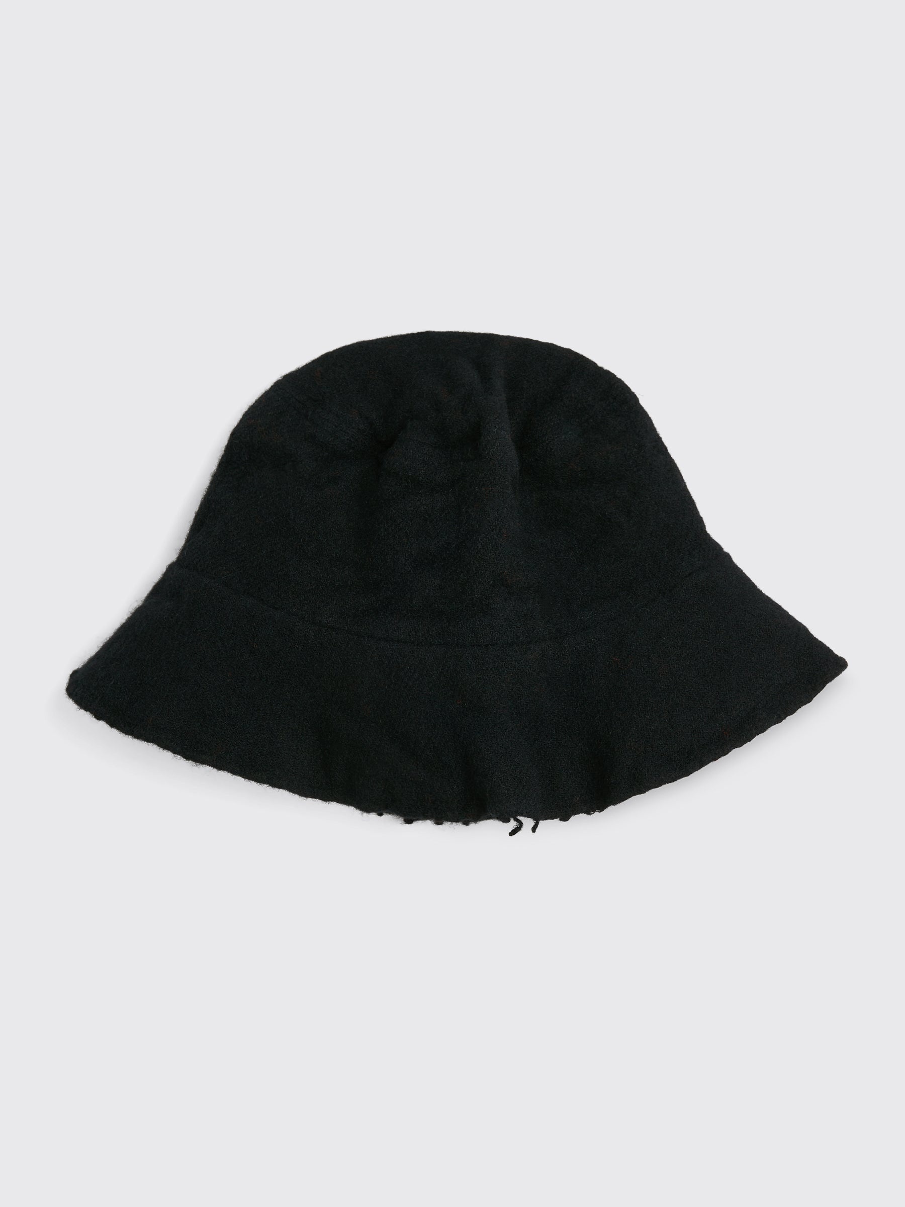 COMME DES GARÇONS SHIRT WOOL BUCKET HAT BLACK - 1