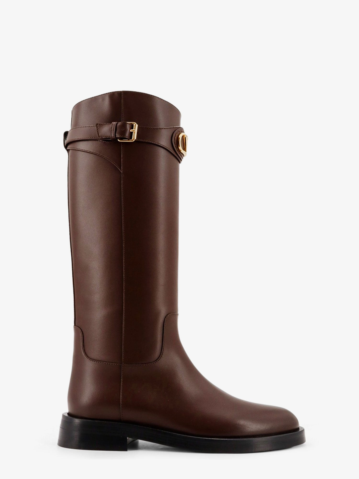 Valentino Garavani Vlogo Signature Leather Boots - 1