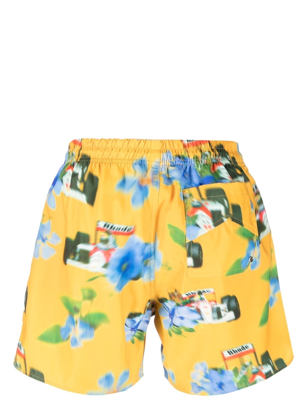 graphic-print swimming shorts - 2