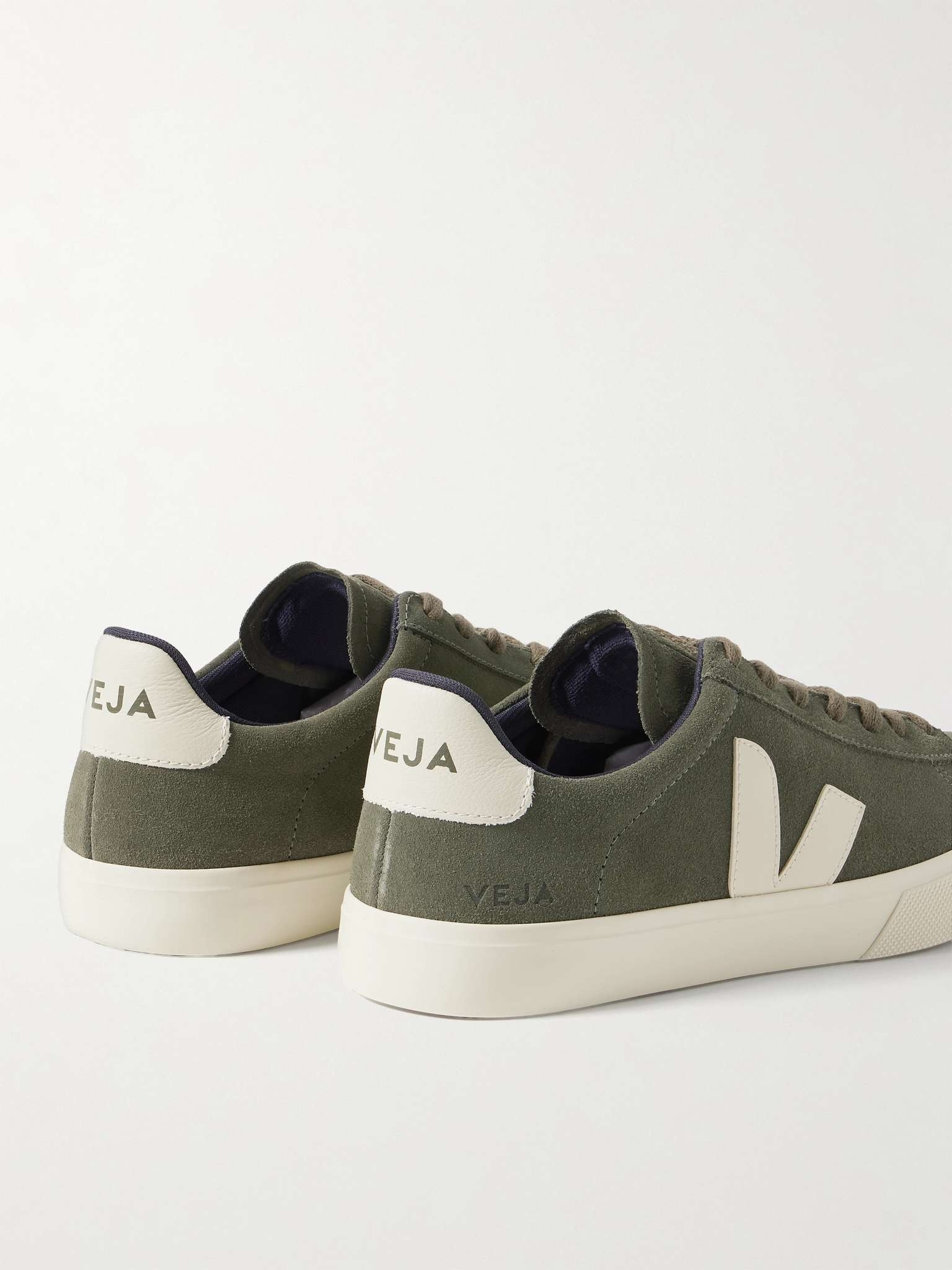 Campo Rubber and Leather-Trimmed Suede Sneakers - 5